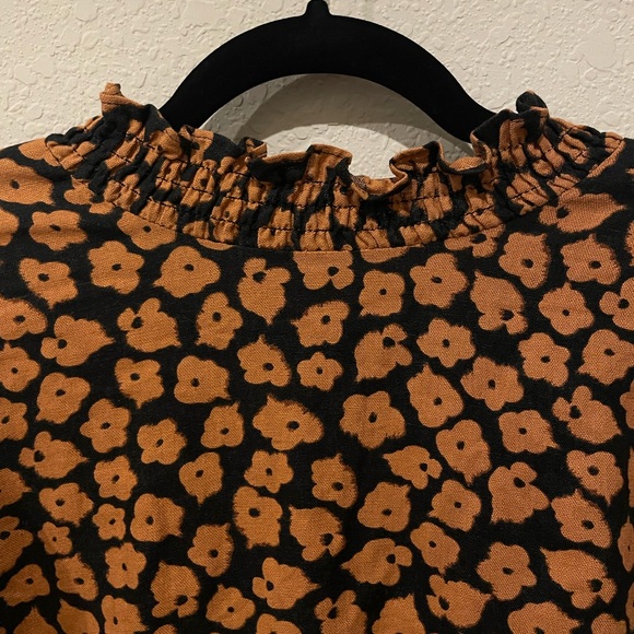 Who What Wear Puff Short Sleeve Ruffle Mini Dress SZ Small - Picture 3 of 10